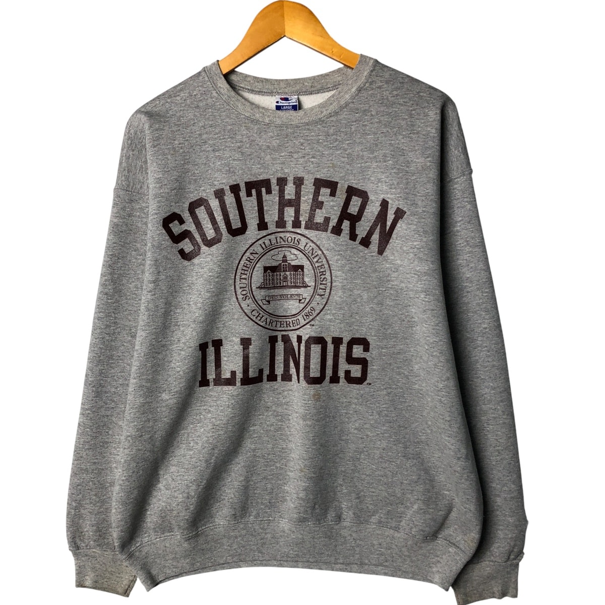 古着 90年代 チャンピオン Champion AUTHENTIC ATHLETIC APPAREL 3連プリント カレッジスウェットシャツ トレーナー メンズL相当 ヴィンテージ/eaa586034