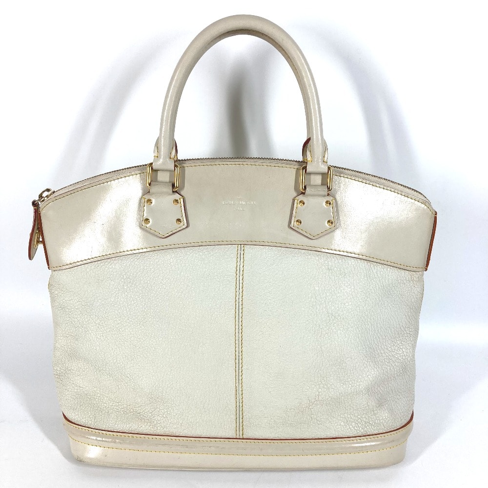 ルイヴィトン LOUIS VUITTON ロックイットMM M91874 スハリ トートバッグ ハンドバッグ スハリレザー ホワイト