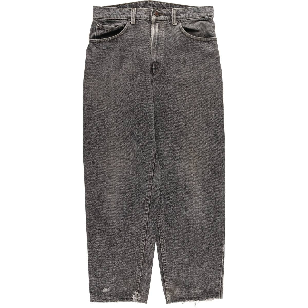 古着 90~00年代 リーバイス Levi's 550-4858 ブラックデニム テーパードデニムパンツ USA製 メンズw31相当 ヴィンテージ/evb032795