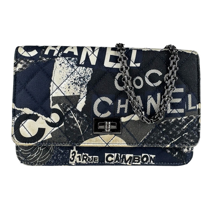 C (やや傷や汚れあり)】シャネル CHANEL チェーンウォレット 2.55