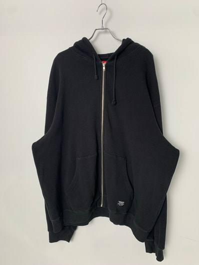 Supreme Hooded Zip Up Thermal "Black"