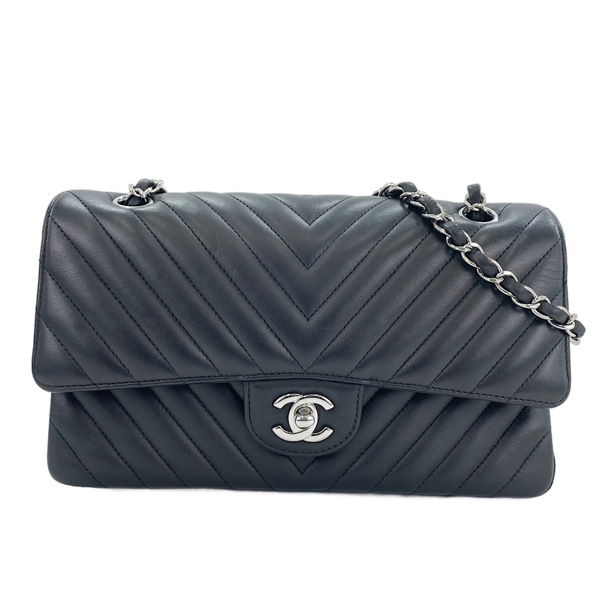 シャネル CHANEL ダブルフラップ ショルダーバッグ【中古】