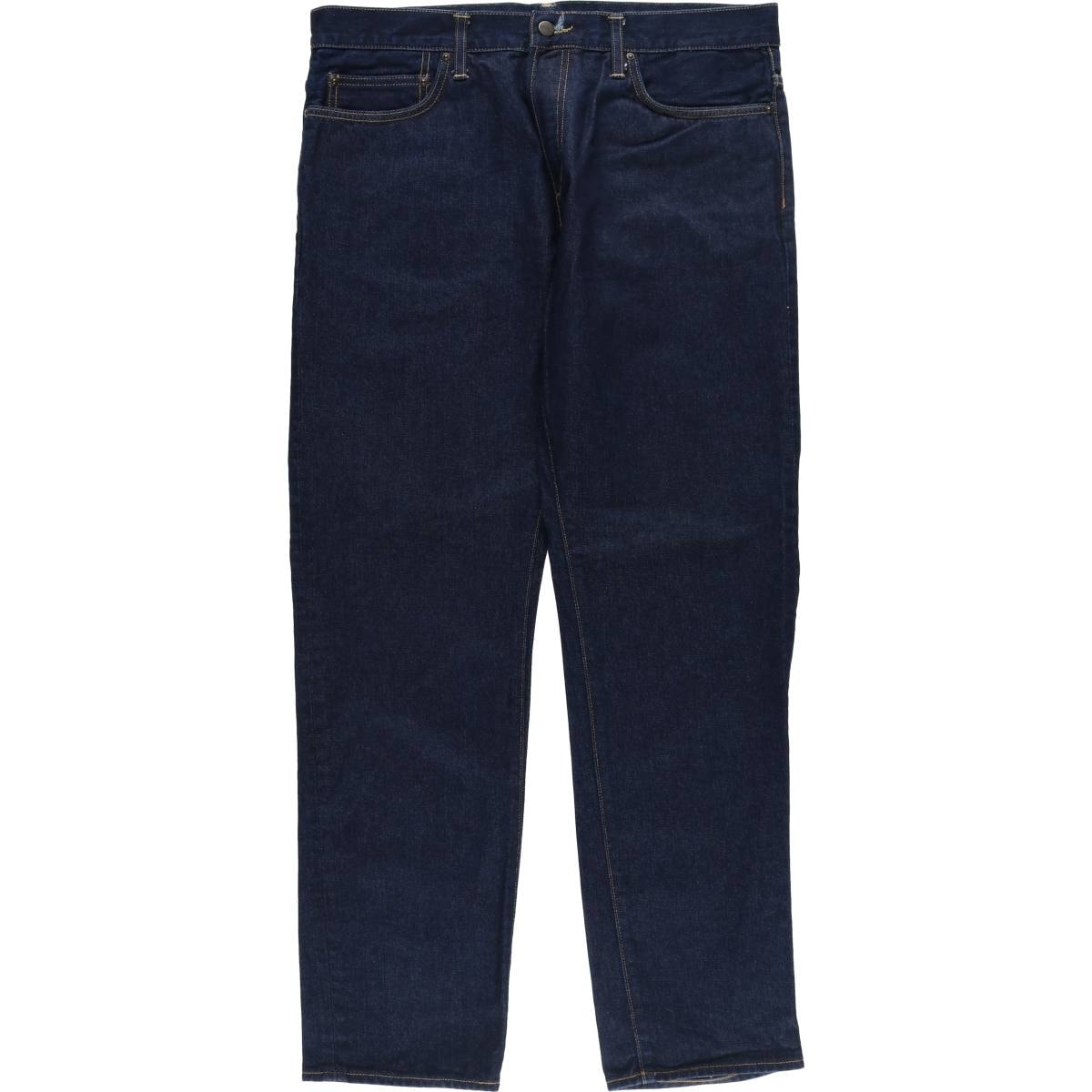 古着 濃紺 カーハート Carhartt KLONDIKE PANT テーパードデニムパンツ メンズw37相当/eaa539920