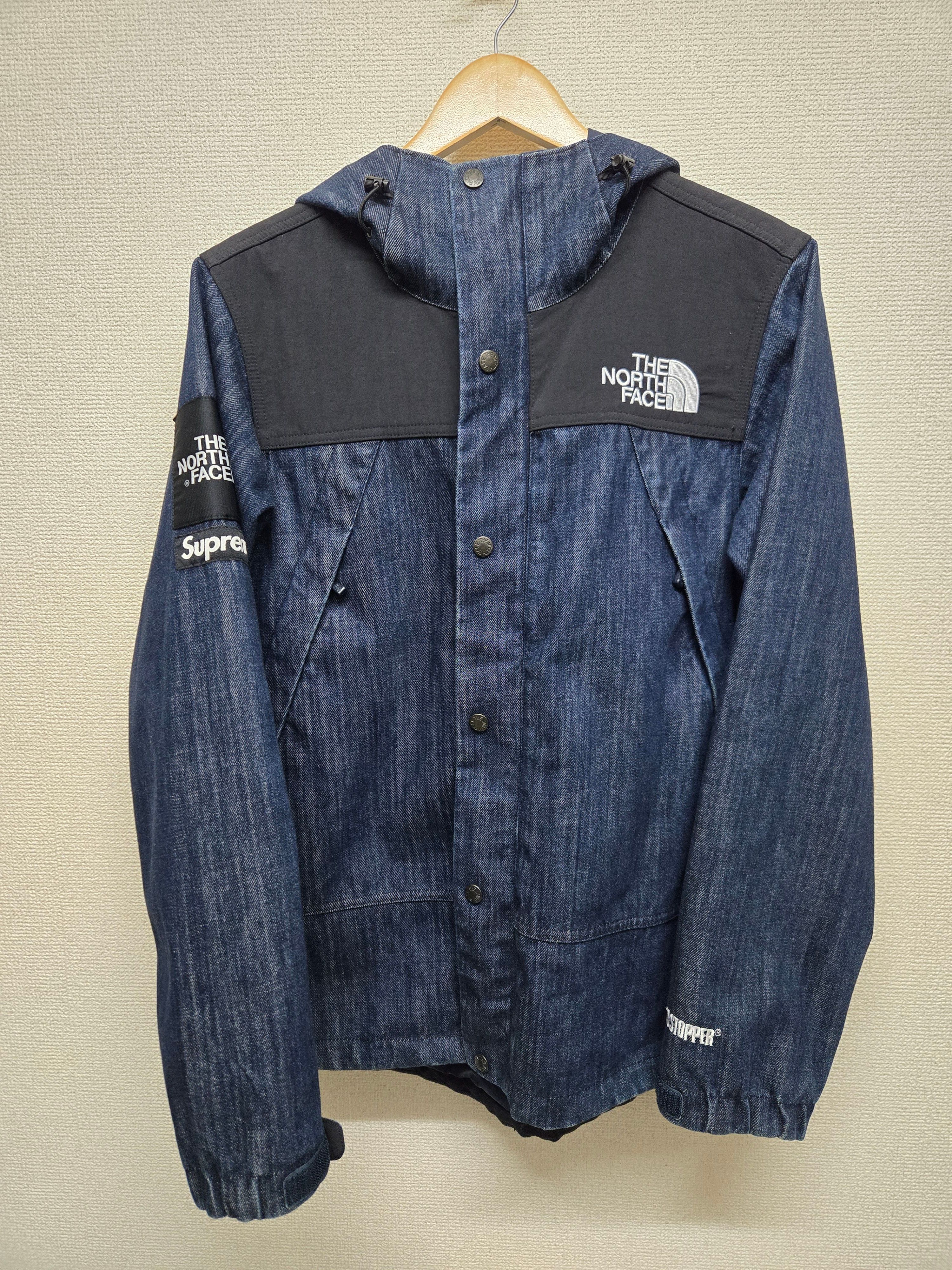 Supreme The North Face Denim Dot Shot Jacket "Denim"