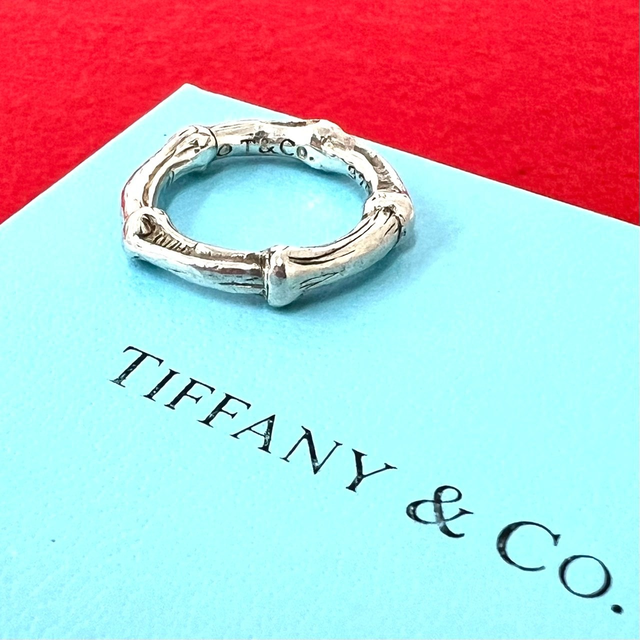 TIFFANY&Co. ティファニー バンブー リング シルバー925 リング・指輪 10号 シルバー
213-1