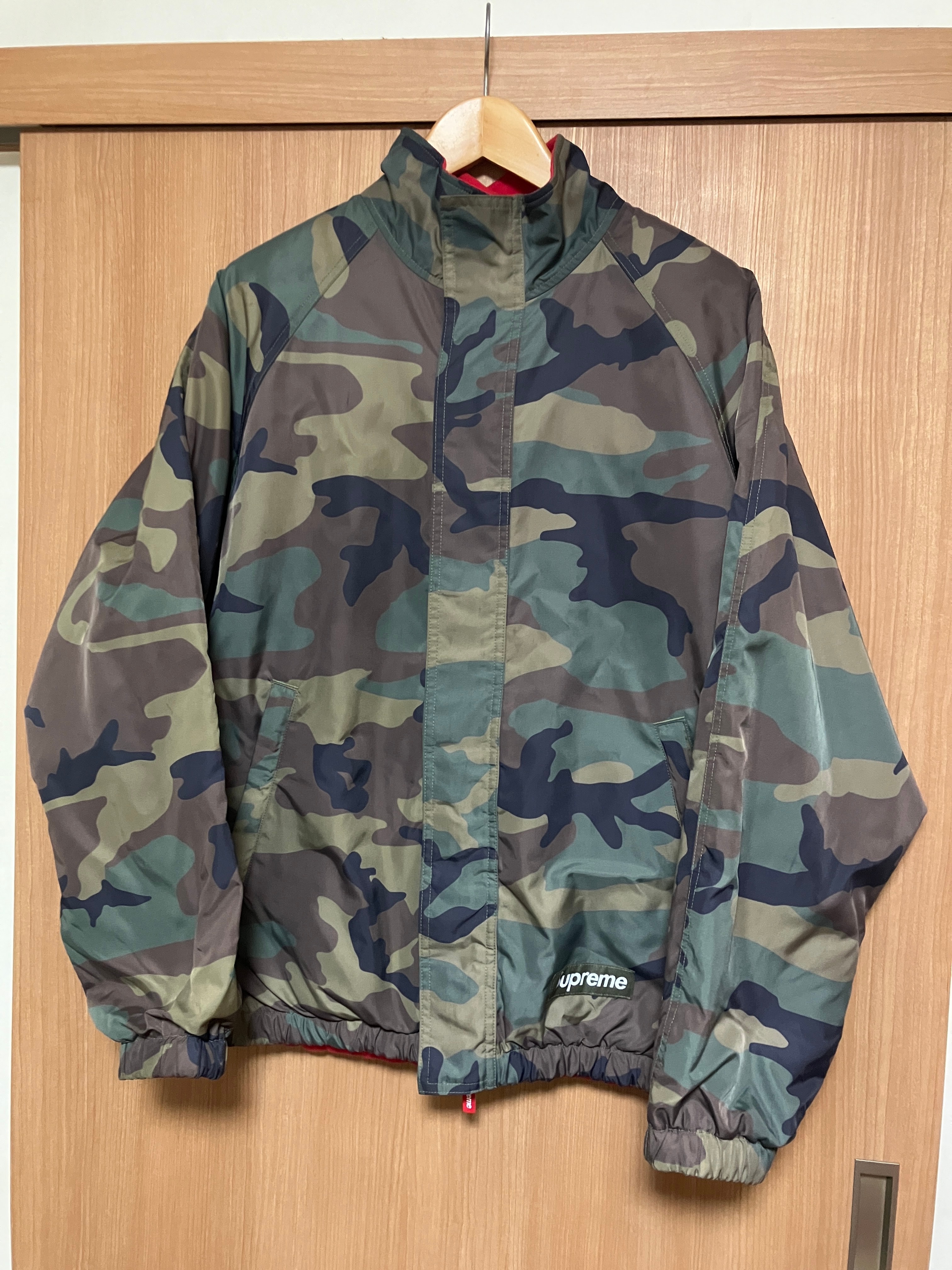 Supreme Polartec Reversible Track Jacket "Woodland Camo"