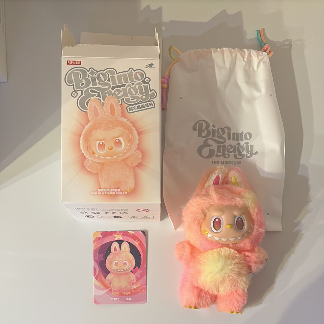 POP MART THE MONSTERS (LABUBU) Big into Energy Series Plush Pendant LOYALTY