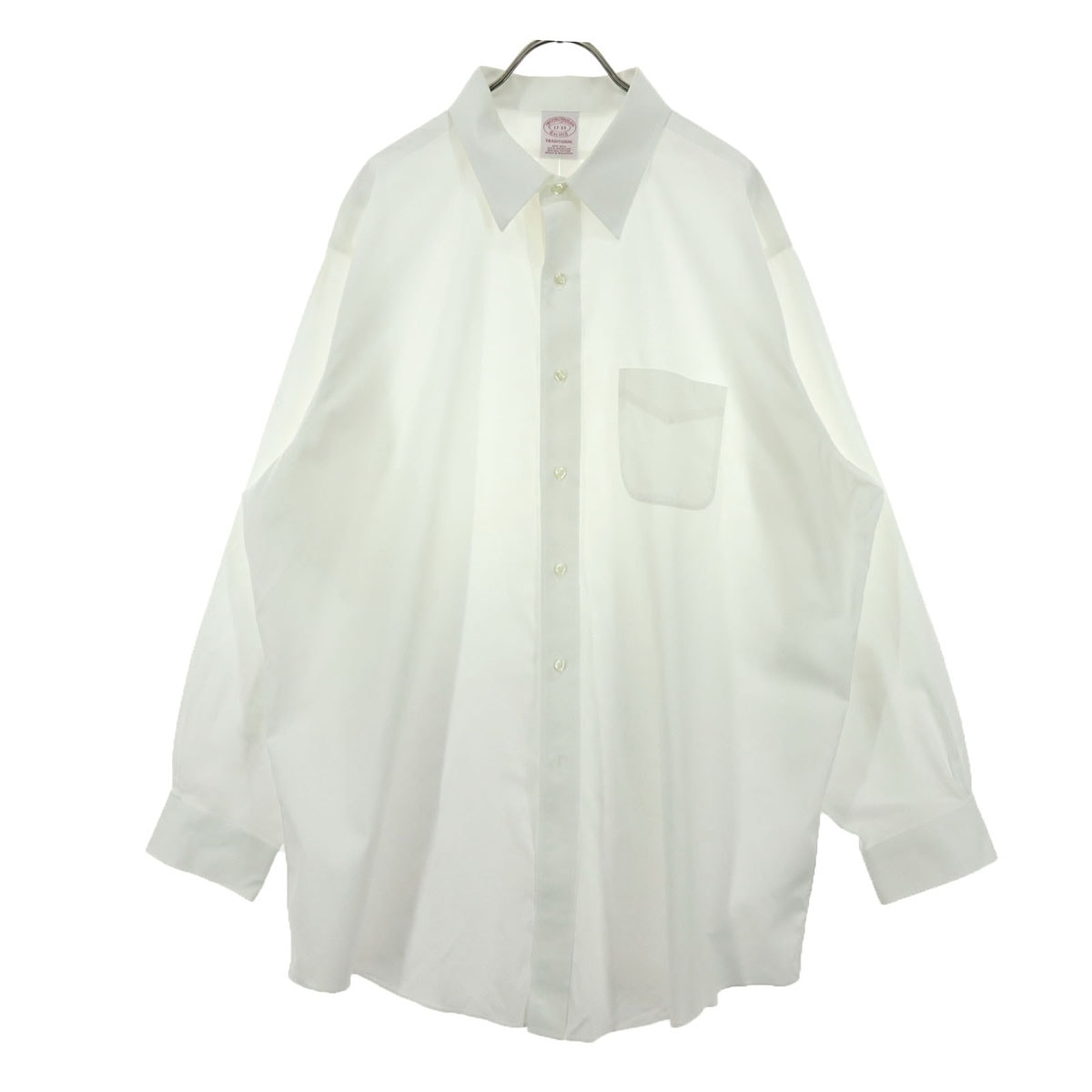 Brooks Brothers ブルックスブラザーズ 長袖 ワイシャツ 17-33 アイボリー系