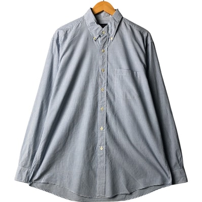 古着 ブルックスブラザーズ Brooks Brothers ギンガムチェック 長袖 ボタンダウンチェックシャツ メンズL相当/eaa567413