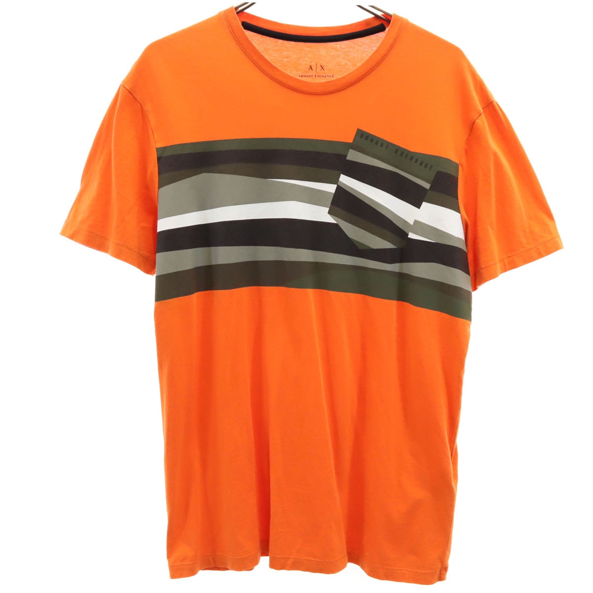 ARMANI EXCHANGE アルマーニエクスチェンジ 半袖 Tシャツ S オレンジ