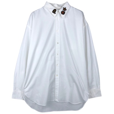 古着 ラルフローレン Ralph Lauren BOYFRIEND FIT 長袖 コットンシャツ メンズXL相当/eaa641790