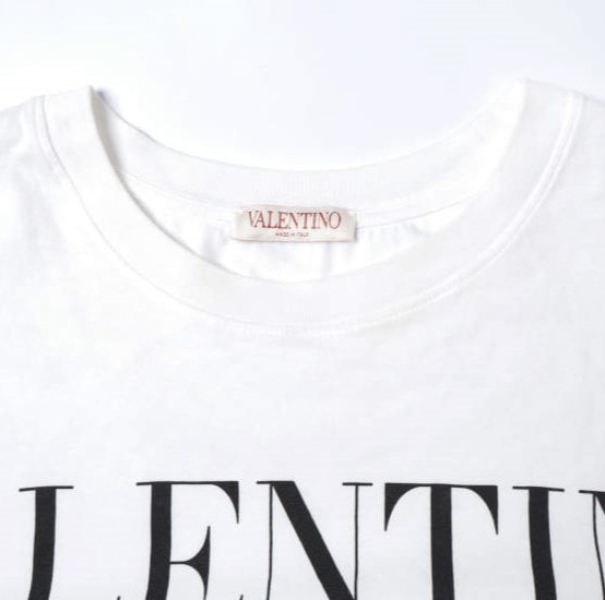 ヴァレンティノ　ロゴTシャツ L C (やや傷や汚れあり)】VALENTINO ヴァレンティノ イタリア製 LOGO TEE