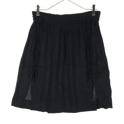 美品 ISABEL MARANT E'TOILE イザベルマランエトワール ミニ丈 フリルスカート M ブラック