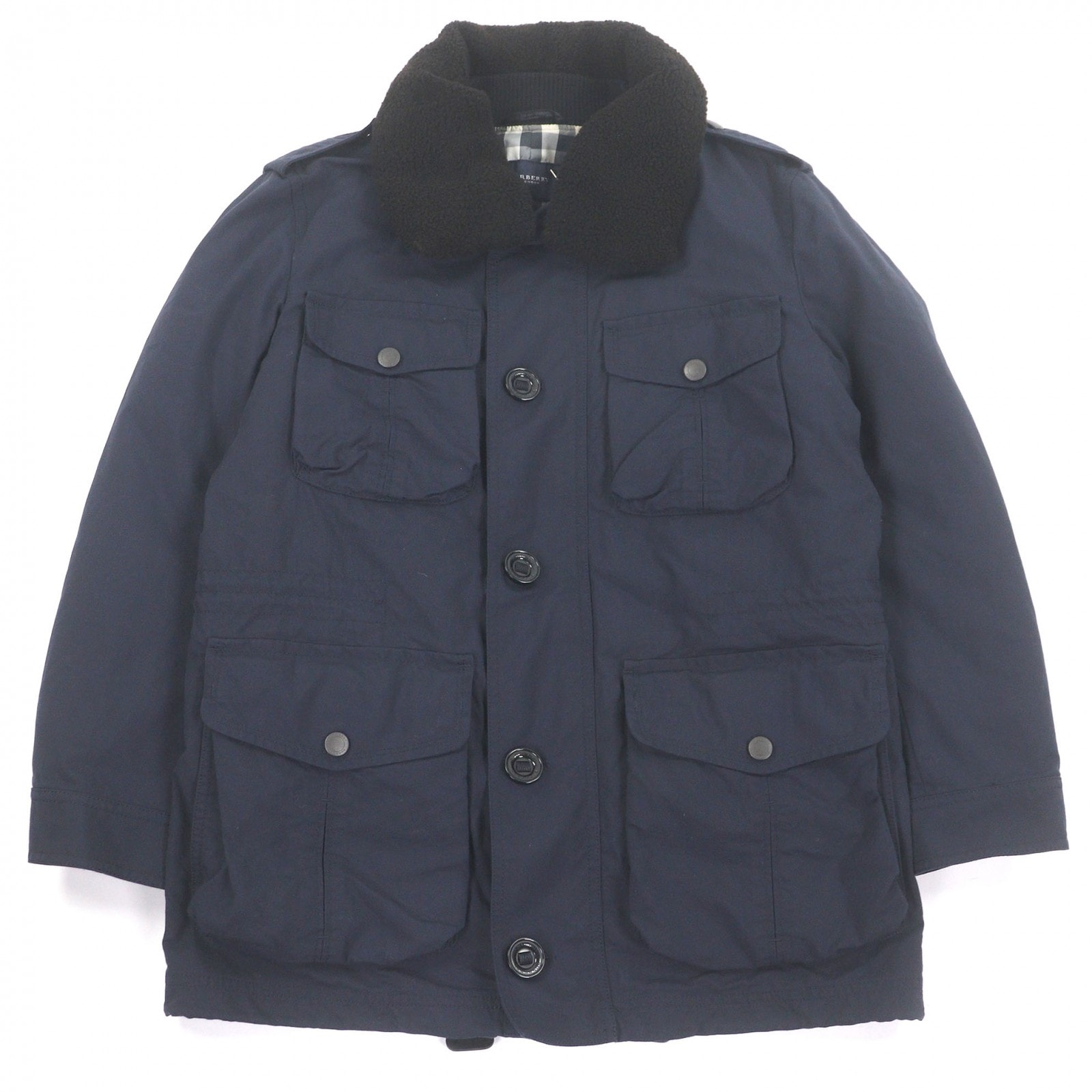 美品 バーバリーロンドン ジャケット ネイビー メンズ L