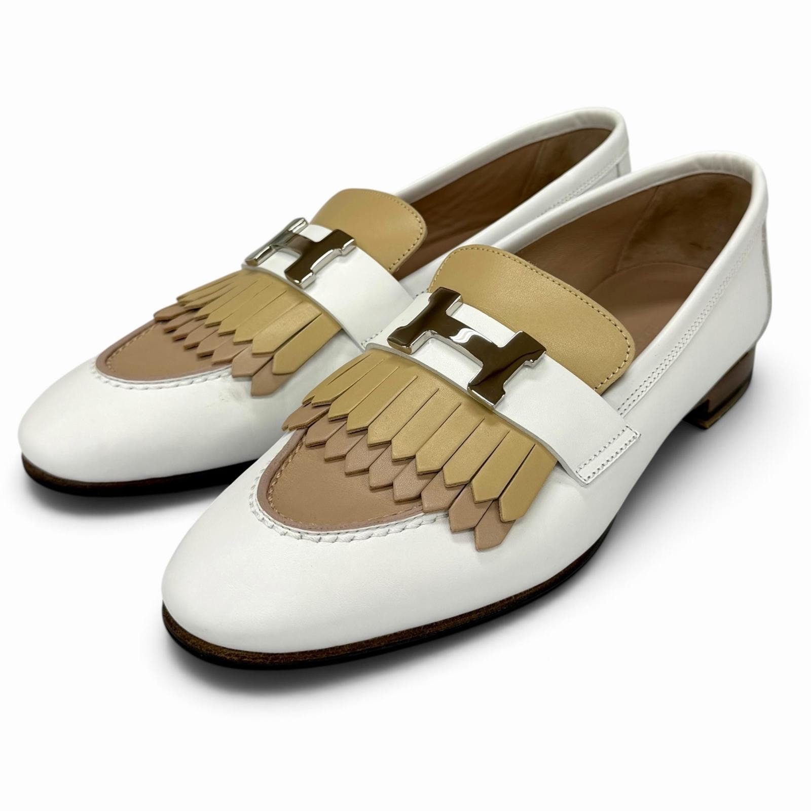 未使用品 エルメス ローファー モカシン ロワイヤル レディース 35.5