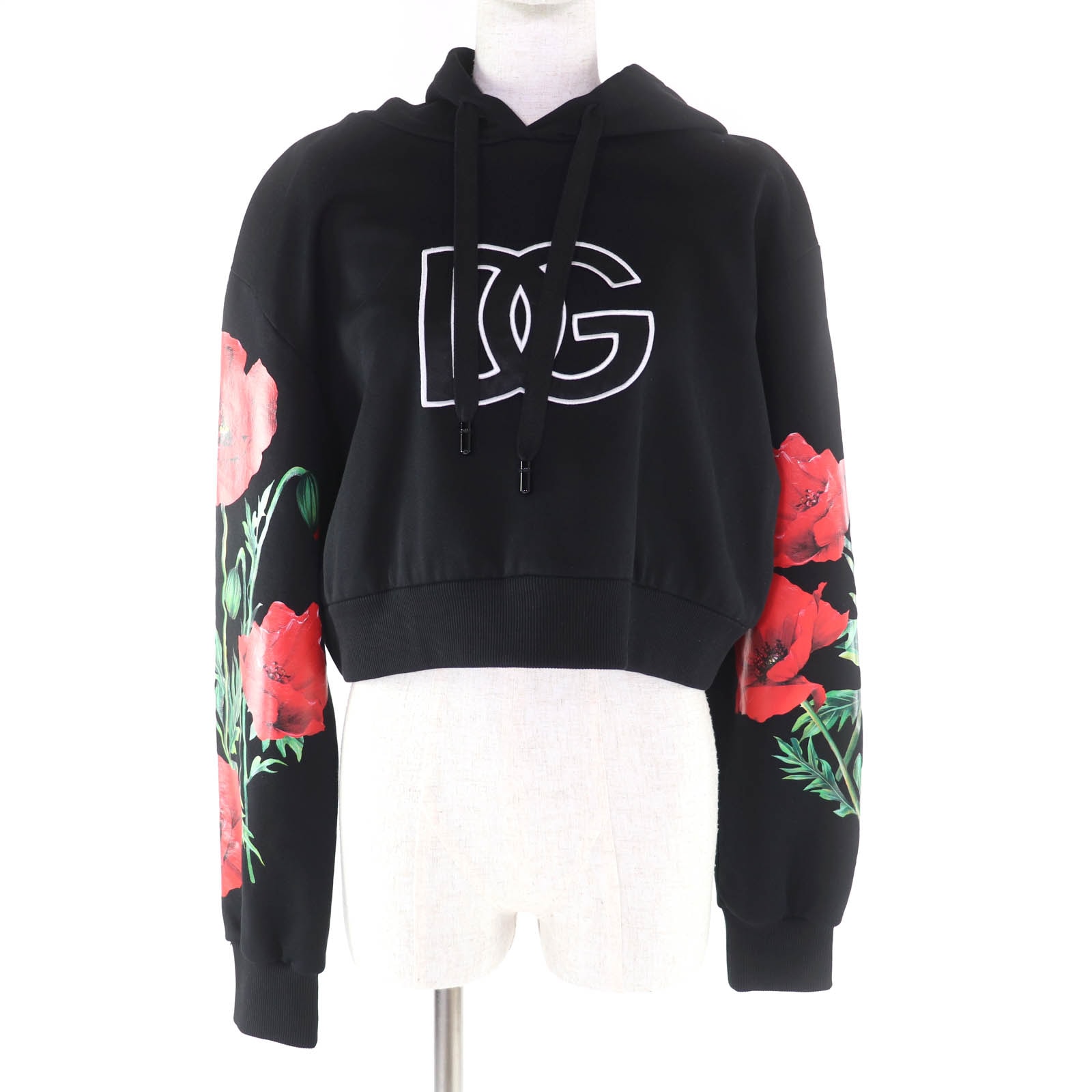 極美品 ドルチェ&ガッバーナ パーカー ブラック レディース 40