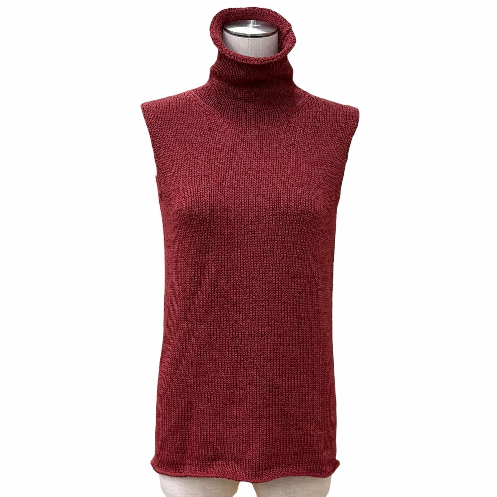美品 エルメス トップス ボルドー レディース XS
