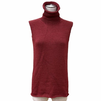 美品 エルメス トップス ボルドー レディース XS