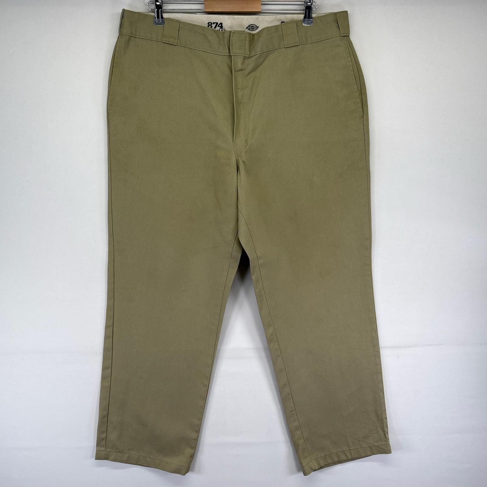古着 ディッキーズ Dickies パンツ 874 ワークパンツ 長ズボン チノパン ワーク  ベージュ系 メンズ