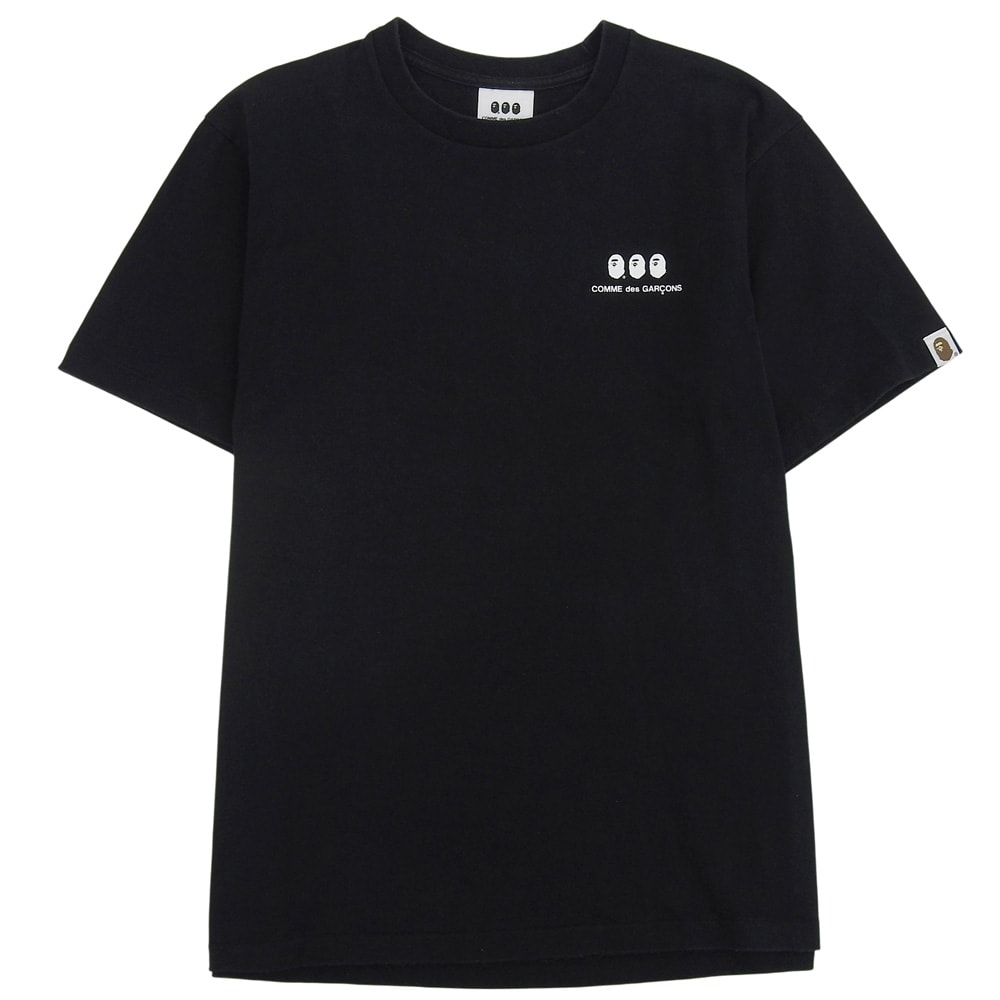 アベイシングエイプ コットン Tシャツ トップス メンズ 黒 ブラック M M