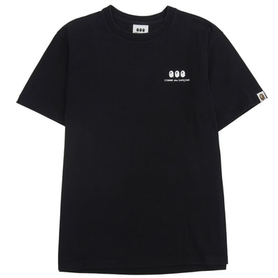 アベイシングエイプ コットン Tシャツ トップス メンズ 黒 ブラック M M