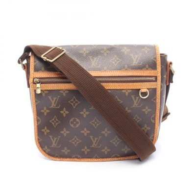 ルイ・ヴィトン LOUIS VUITTON メッセンジャーPM ボスフォール モノグラム ショルダーバッグ バッグ PVCコーティングキャンバス レザー レディース ブラウン系 M40106 【中古】