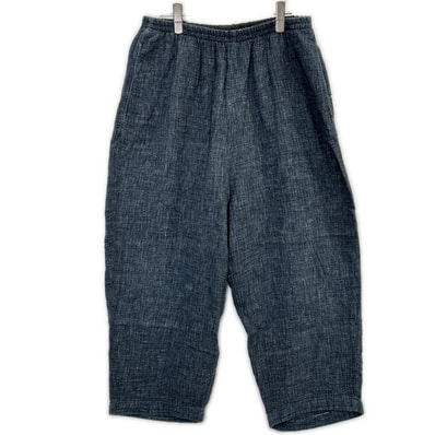 ポータークラシック PC-049-1271 グレー SASHIKO LINEN PEACE PANTS イージーワイドパンツ XL