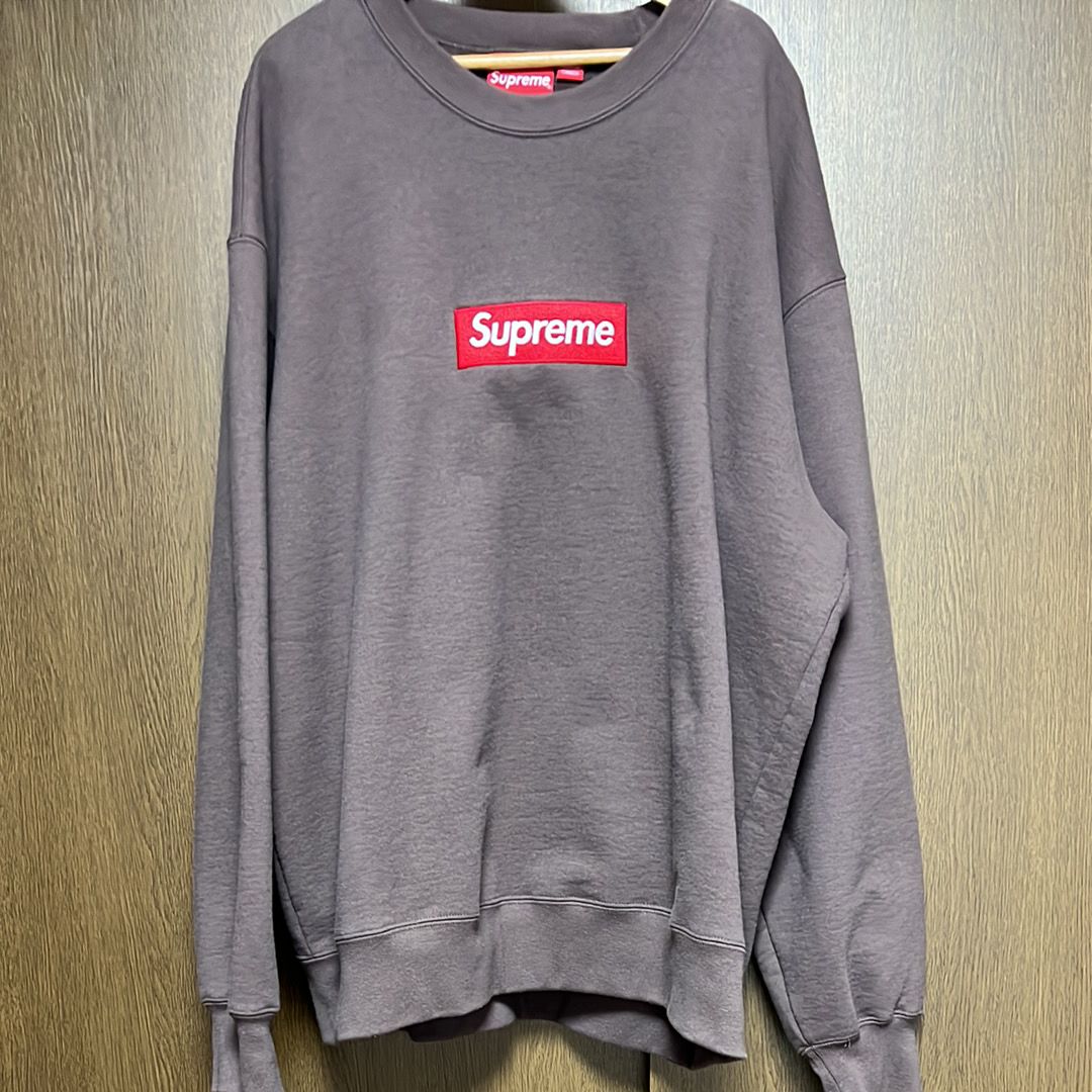 Supreme Box Logo Crewneck "Brown" (22FW)