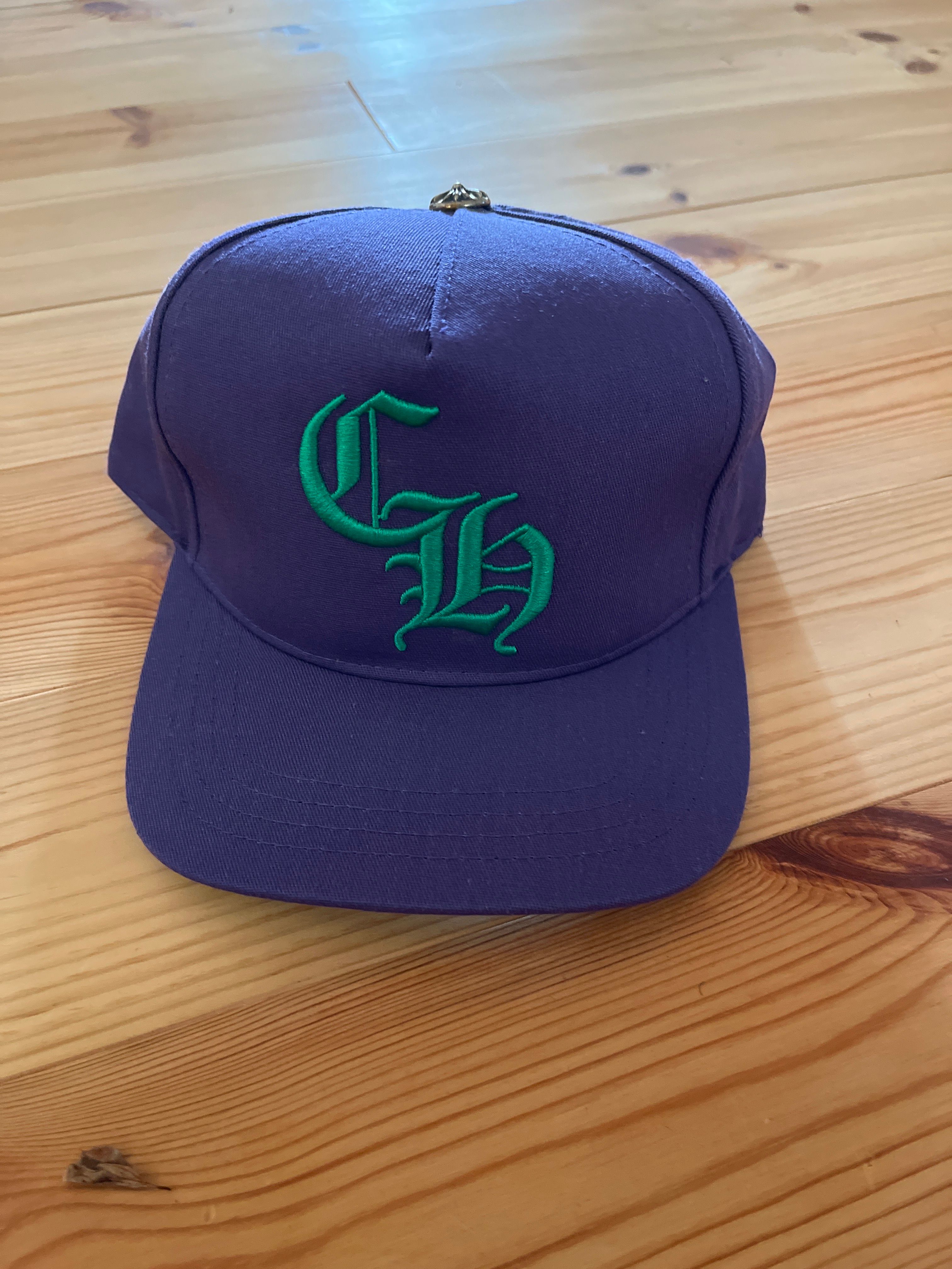 Chrome Hearts Baseball Cap 5 Panel CH "Purple/Green"