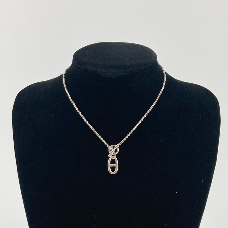 HERMES(エルメス) シェーヌダンクル  ミュレット Ag925 ネックレス シルバー