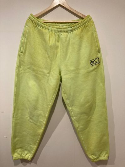 Stussy × Nike NRG Washed Fleece Pant (US Size) "Yellow" DM1024-702