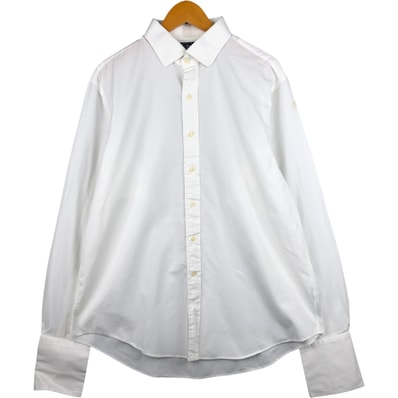 古着 ラルフローレン Ralph Lauren REGEND CUSTOM FIT ワイドカラー 長袖 コットンシャツ カフスシャツ メンズXL相当/eaa590545