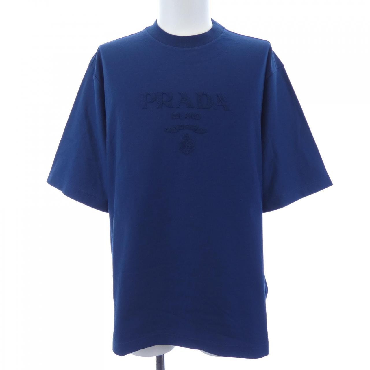 プラダ PRADA テクニカルコットンTシャツ UJN897 SOOO 14LB Tシャツ