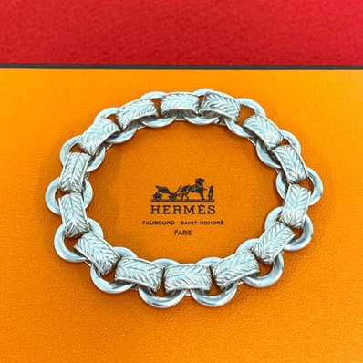 HERMES エルメス リーフ ブレスレット シルバー925 ブレスレット シルバー
19396