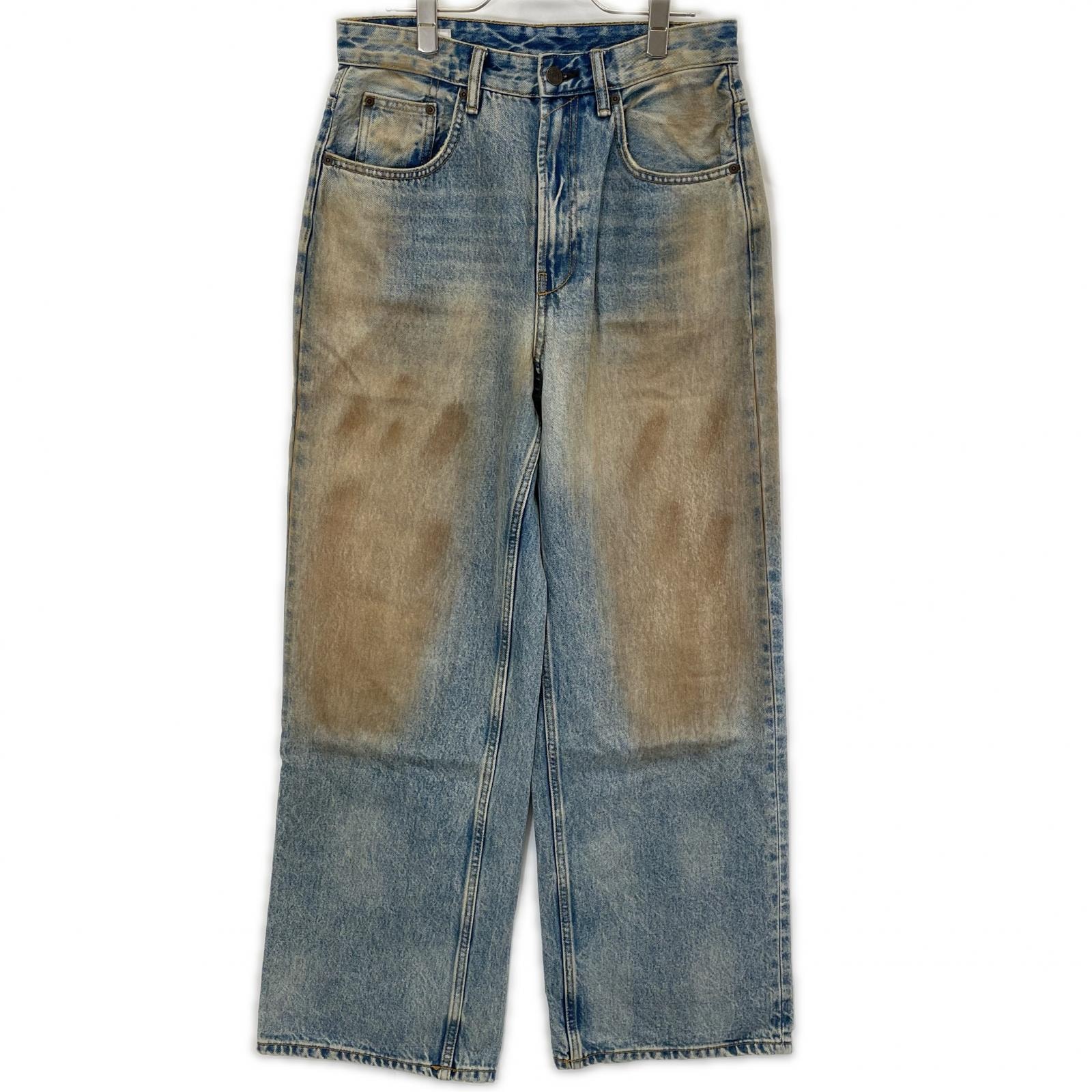ザラ VINTAGE wash バギーフィット デニムパンツ 29
