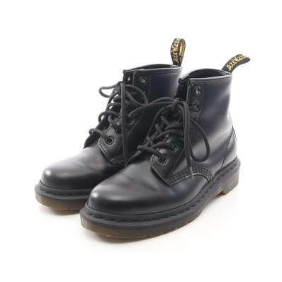 ドクターマーチン Dr.Martens 101 6ホール ブーツ 靴 レザー レディース ブラック系 【中古】