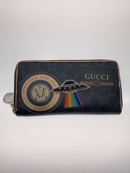 B (目立った傷や汚れなし)】GUCCI グッチ マイクロGG ロゴ レザー PVC