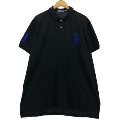 古着 ラルフローレン Ralph Lauren POLO by Ralph Lauren CUSTOM FIT ビッグポニー 半袖 ポロシャツ メンズXXL相当/eaa564384