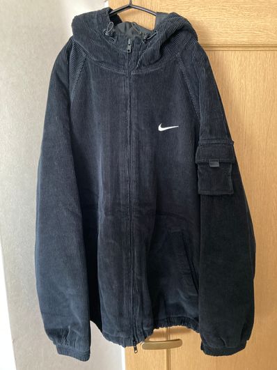 Supreme / Nike Arc Corduroy Hooded Jacket "Black"