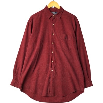 古着 ラルフローレン Ralph Lauren POLO by Ralph Lauren CRANE 千鳥格子柄 長袖 フランネルチェックシャツ メンズL相当/eaa576729