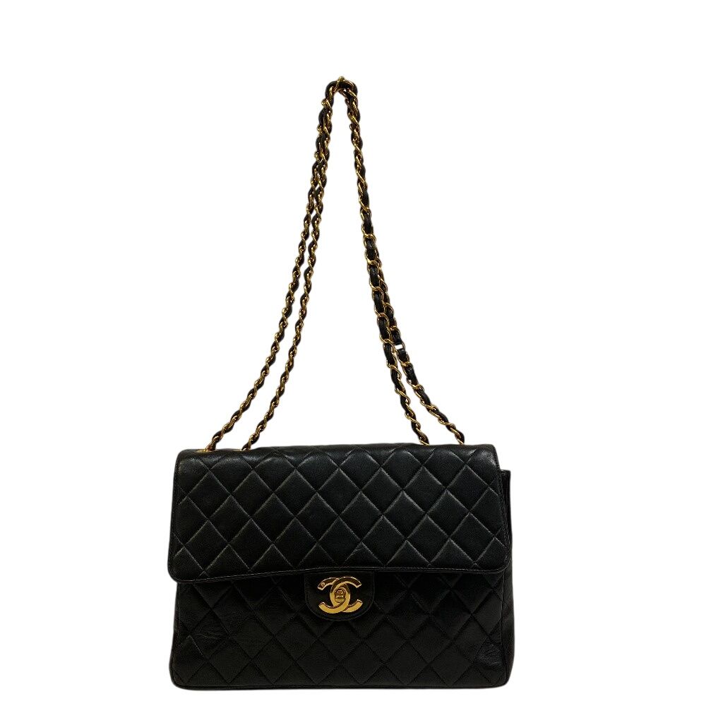 シャネル CHANEL ショルダーバッグ デカマトラッセ ブラック