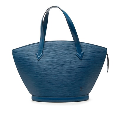 ルイ ヴィトン エピ サンジャック ハンドバッグ M52275 トレドブルー レザー レディース LOUIS VUITTON 【中古】