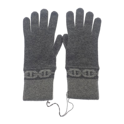 エルメス ヘヴン グローブ M H232006G_G1S カシミヤ グレー