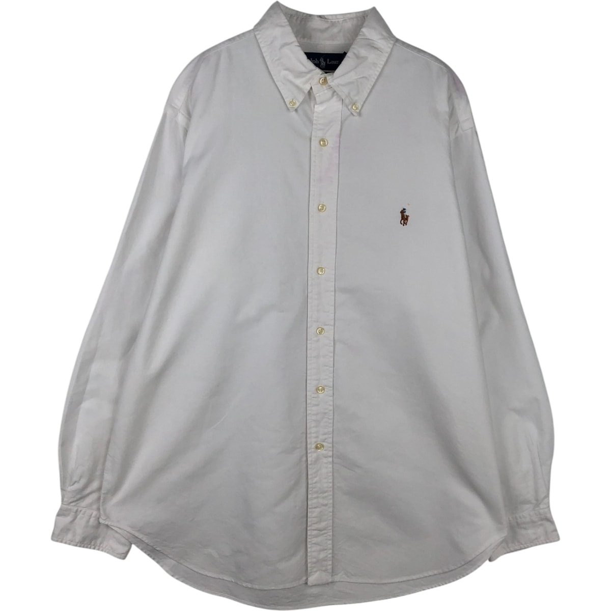古着 ラルフローレン Ralph Lauren CLASSIC FIT クラシックフィット 長袖 ボタンダウンシャツ メンズXL相当/eaa477484