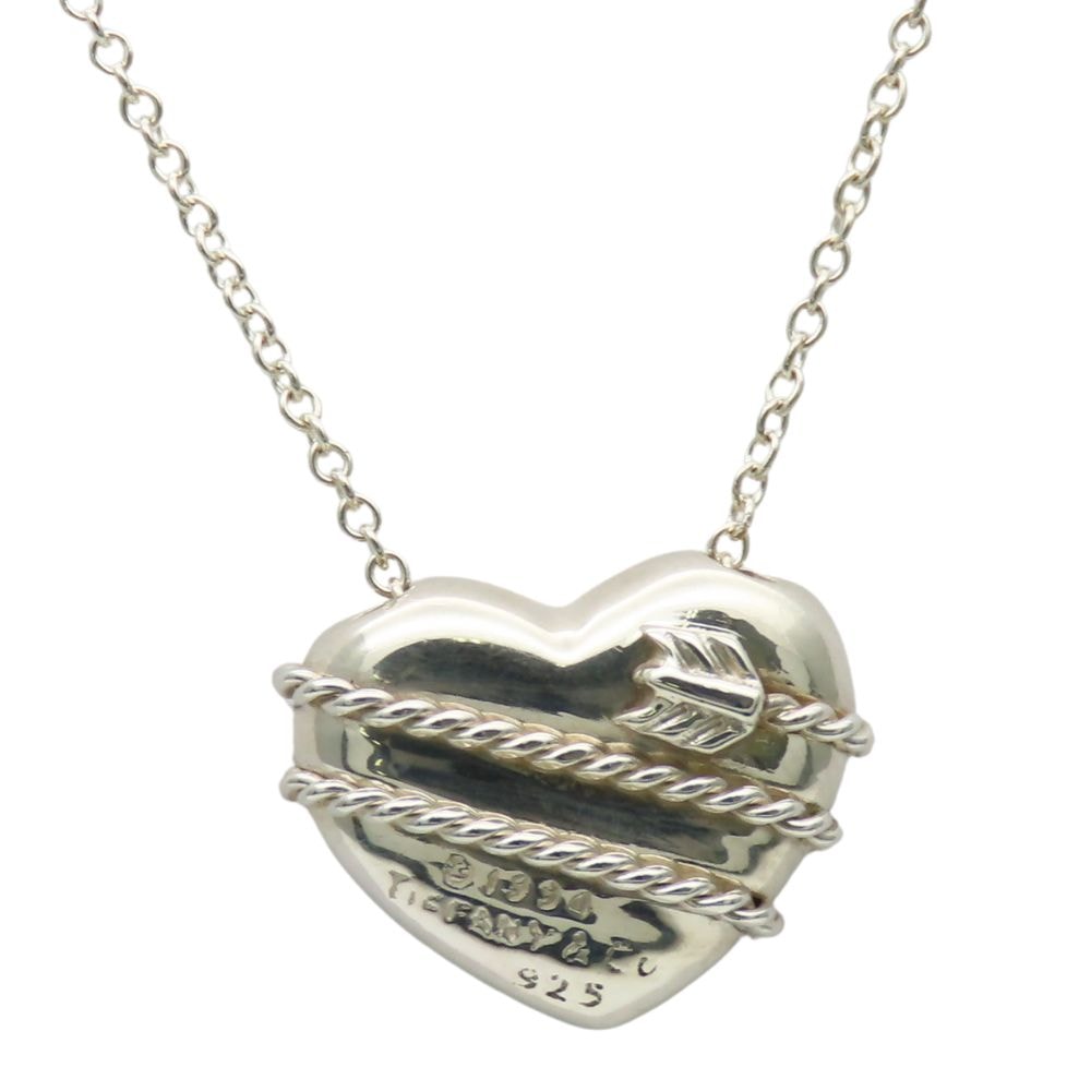 【中古】 ティファニー ネックレス ハート&アロー シルバー925 約6.6g シルバー アクセサリー レディース 女性 TIFFANY&Co.