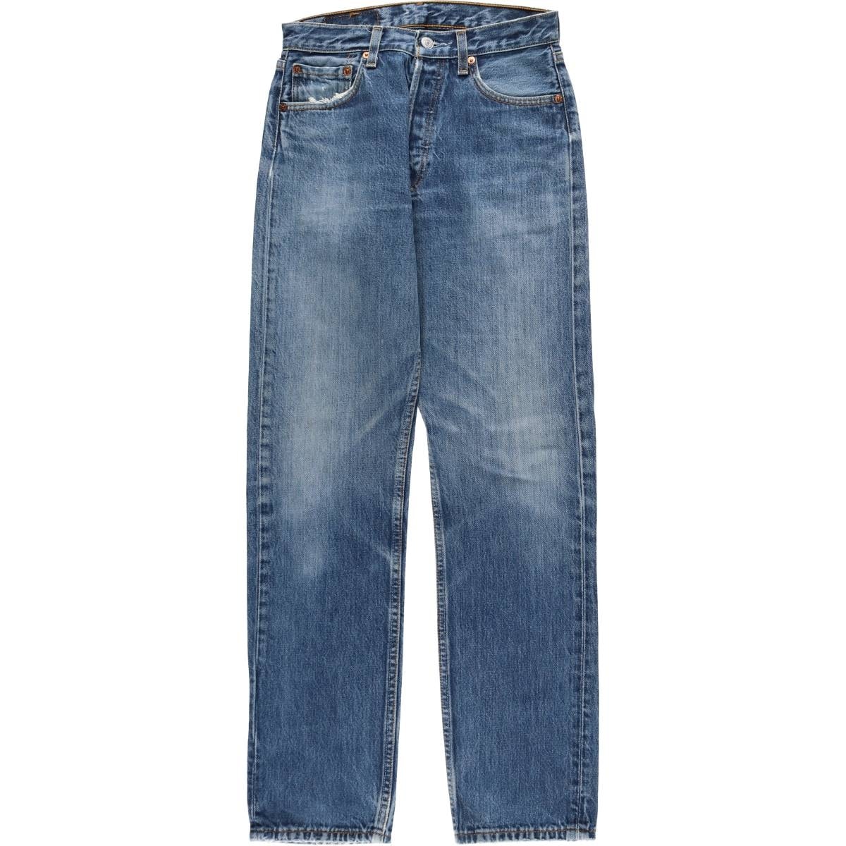 古着 リーバイス Levi's 501 ユーロモデル ストレートデニムパンツ フランス製 レディースL(w28)相当/eaa655292