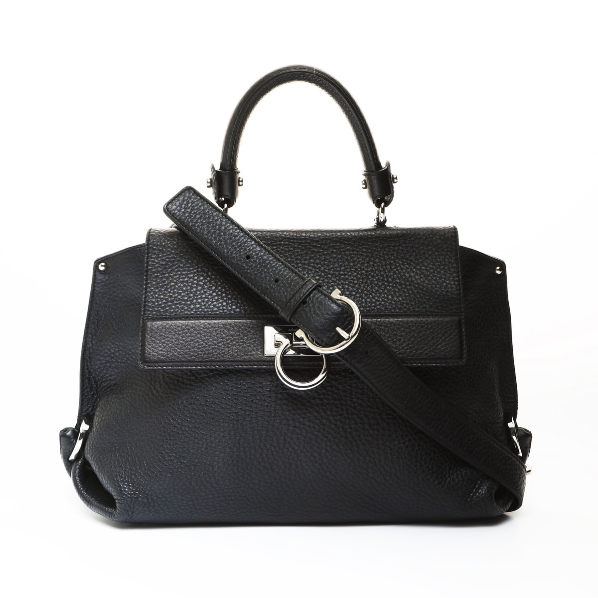 C (やや傷や汚れあり)】フェラガモ FERRAGAMO ガンチーニ ソフィア