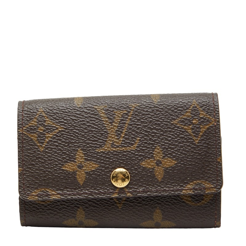 ルイ ヴィトン モノグラム ミュルティクレ6 キーケース 6連 M62630 ブラウン PVC レザー レディース LOUIS VUITTON 【中古】
