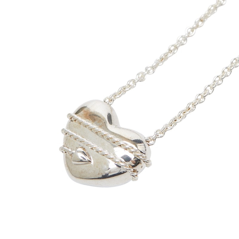 ティファニー ハート&アロー ペンダント ネックレス SV925 シルバー レディース TIFFANY&Co. 中古