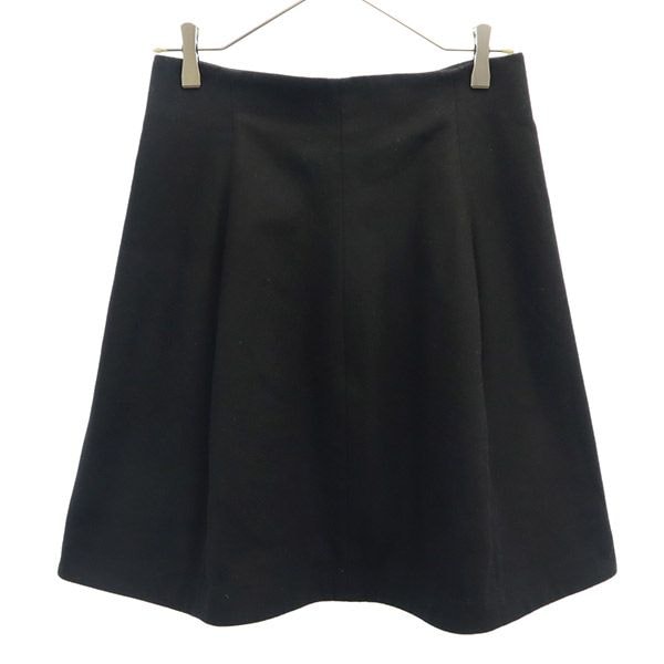 RALPH LAUREN SPORT ラルフローレンスポーツ ウールブレンド ミディ丈 フレアスカート 4 ブラック